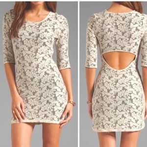 Lovers + Friends Sway Lace Overlay Mini Dress